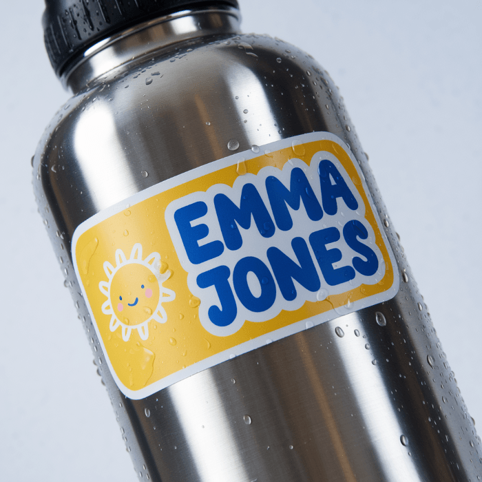 Etiquetas de Garrafa de Água