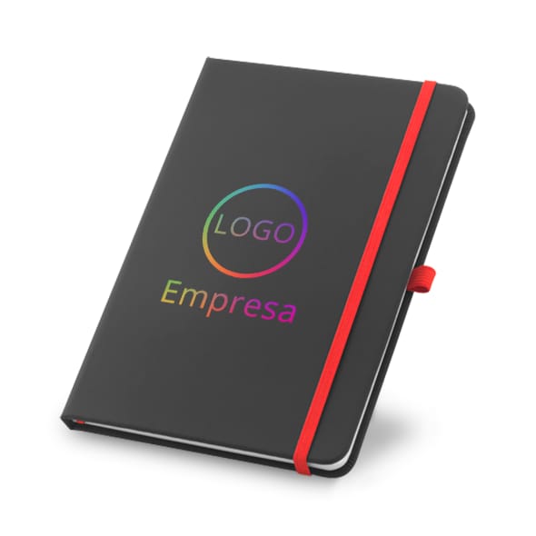 Caderno em couro sintético