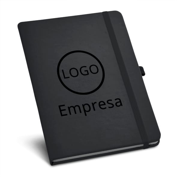 Caderno em couro sintético