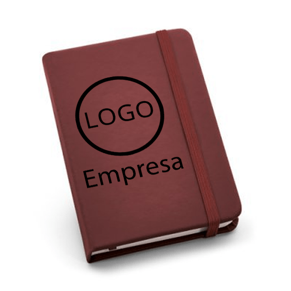 Caderno em couro sintético