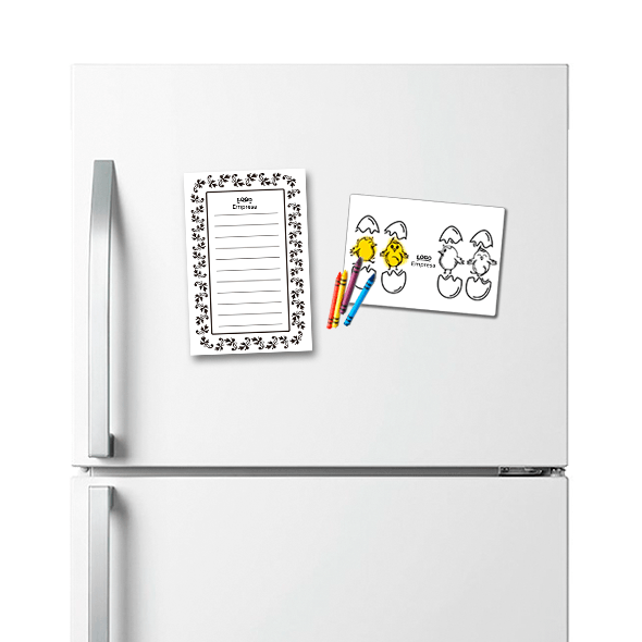 Cenário para colorir Magnético