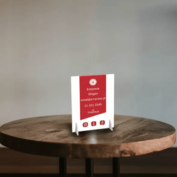 Display de Balcão na Vertical